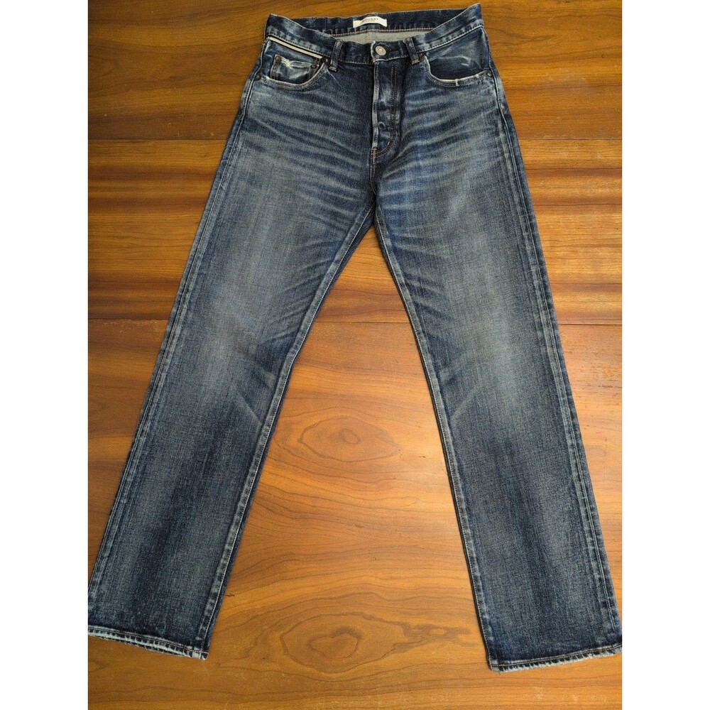 Moussy Vintage Howa Jeans Womens 26x29 Straight Blue Japan Denim